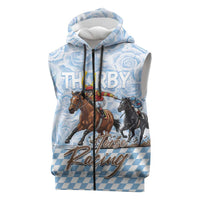 Kentucky Horse Racing Thurby Sleeveless Zip Hoodie