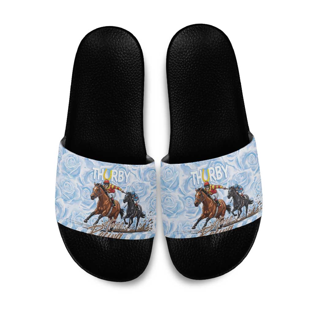 Kentucky Horse Racing Thurby Slide Sandals
