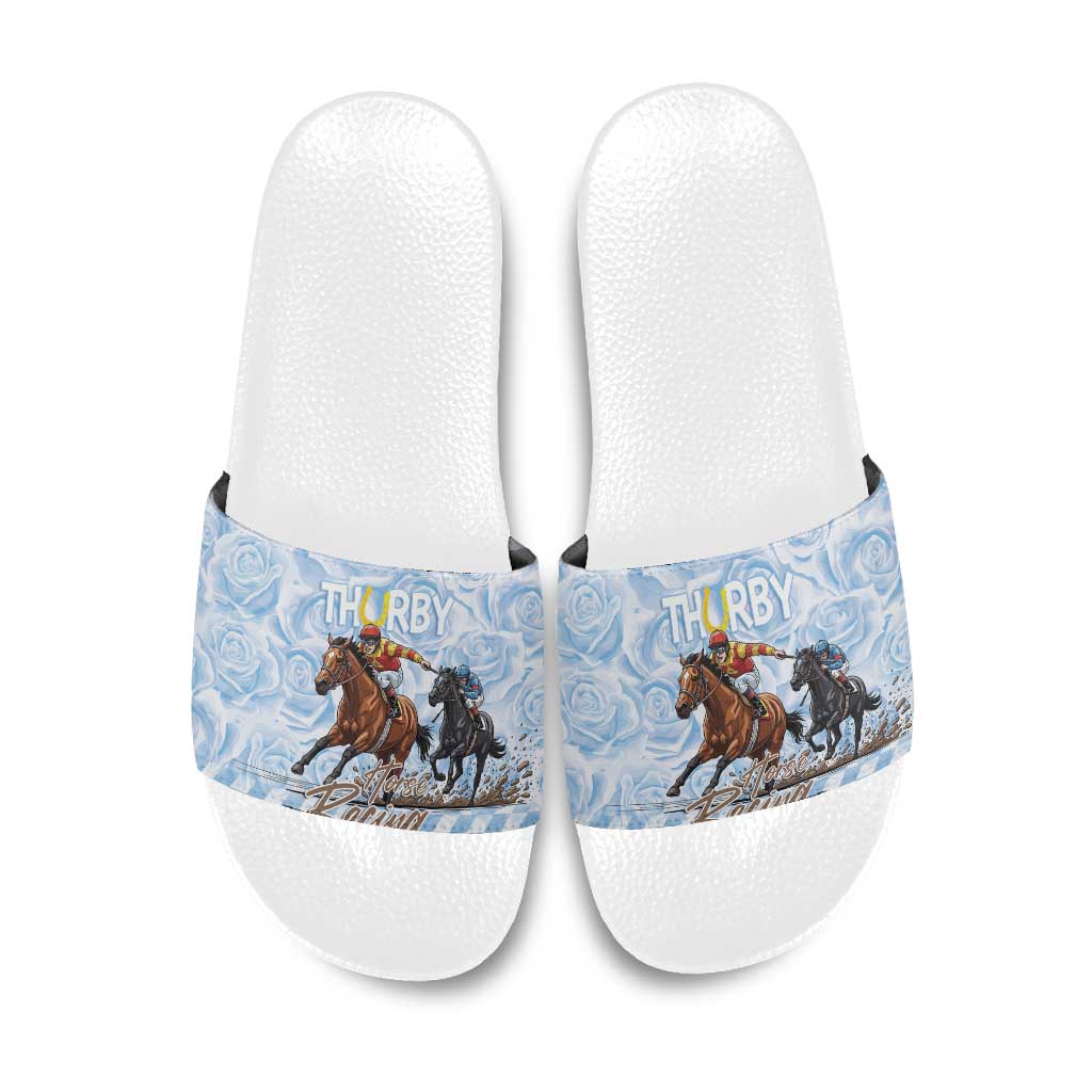 Kentucky Horse Racing Thurby Slide Sandals