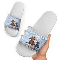 Kentucky Horse Racing Thurby Slide Sandals