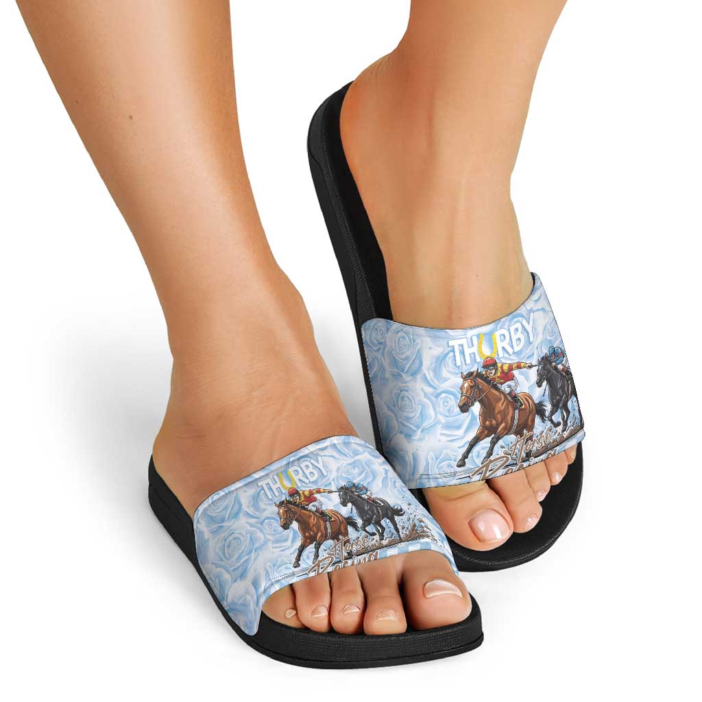 Kentucky Horse Racing Thurby Slide Sandals