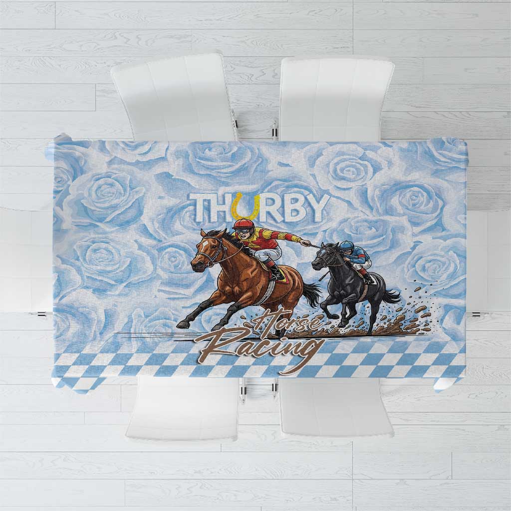 Kentucky Horse Racing Thurby Tablecloth