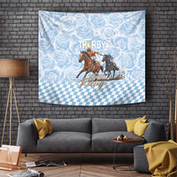 Kentucky Horse Racing Thurby Tapestry