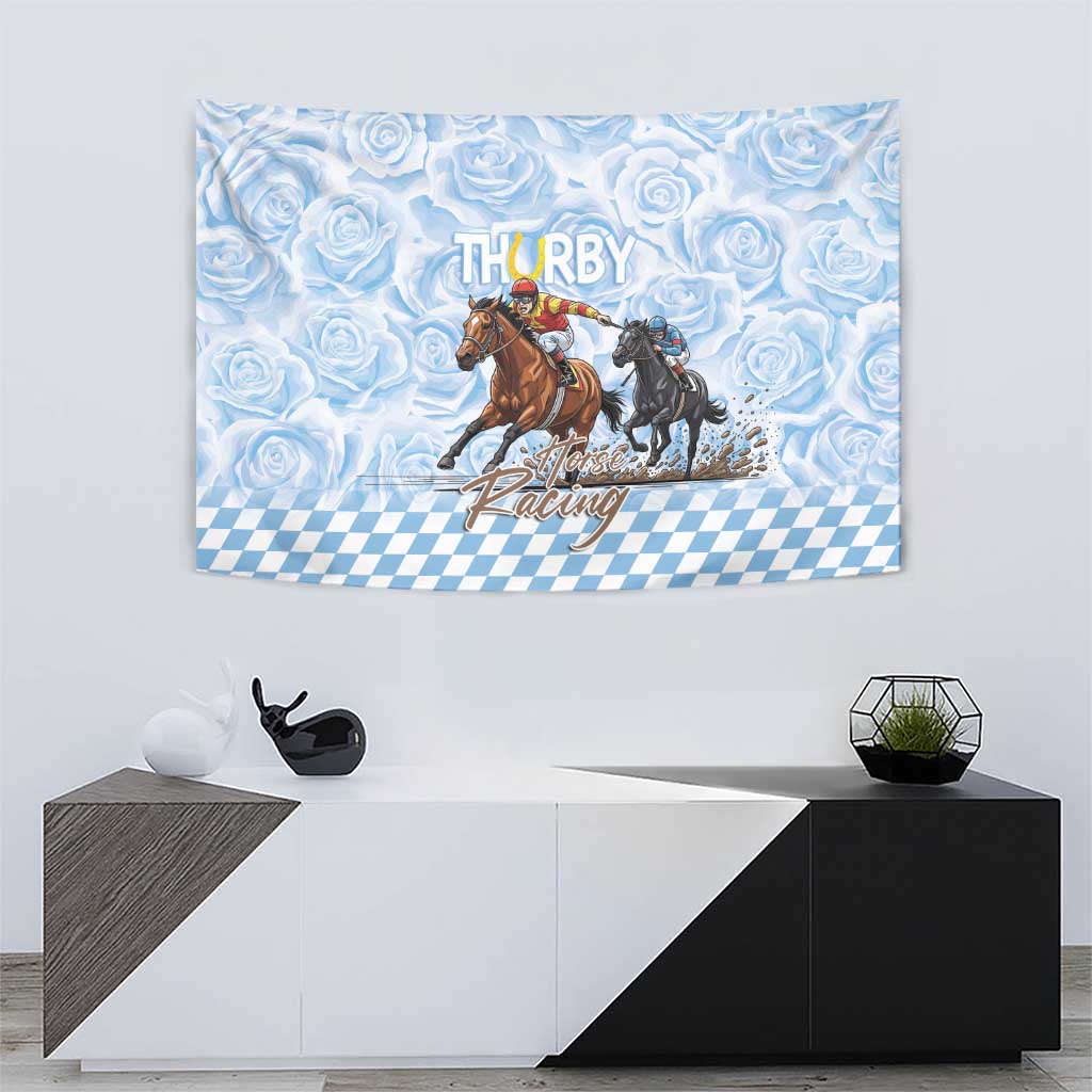 Kentucky Horse Racing Thurby Tapestry