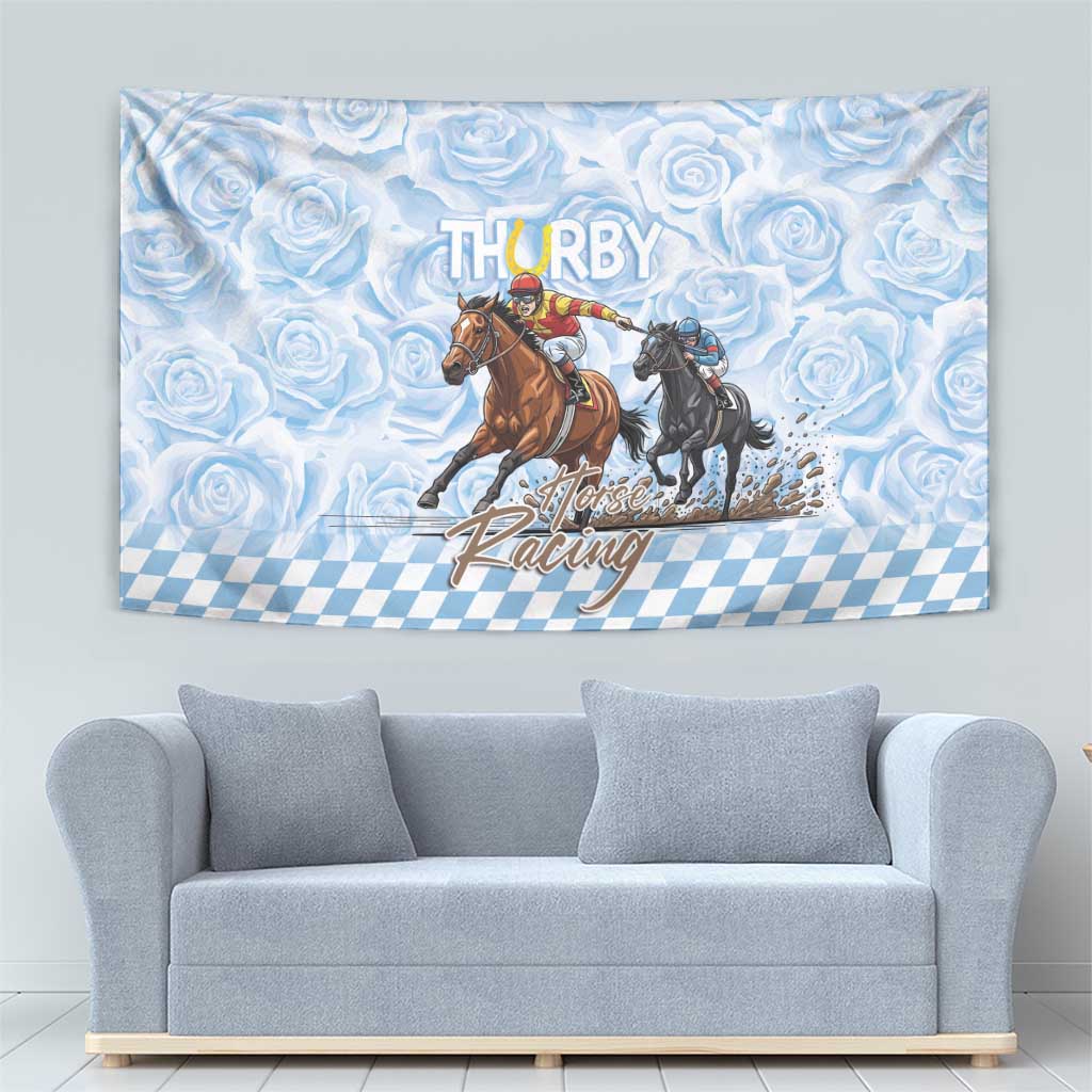 Kentucky Horse Racing Thurby Tapestry
