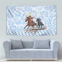 Kentucky Horse Racing Thurby Tapestry