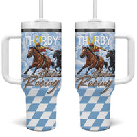 Kentucky Horse Racing Thurby Tumbler With Handle