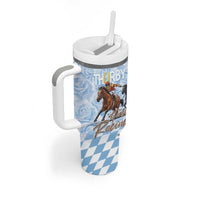 Kentucky Horse Racing Thurby Tumbler With Handle
