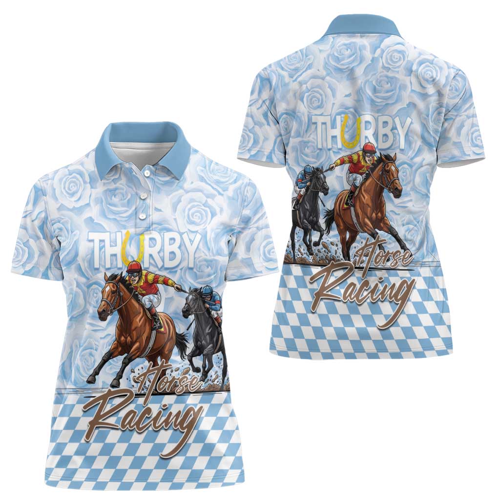 Kentucky Horse Racing Thurby Women Polo Shirt