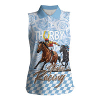 Kentucky Horse Racing Thurby Women Sleeveless Polo Shirt