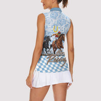 Kentucky Horse Racing Thurby Women Sleeveless Polo Shirt