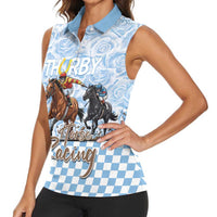 Kentucky Horse Racing Thurby Women Sleeveless Polo Shirt