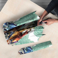 Kentucky Horse Racing Personalized Umbrella Churchill Downs Roses Pastel Green