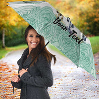 Kentucky Horse Racing Personalized Umbrella Churchill Downs Roses Pastel Green
