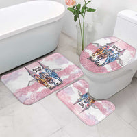 Kentucky Horse Racing Personalized Bathroom Set Churchill Downs Roses Pastel Pink