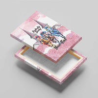 Kentucky Horse Racing Personalized Canvas Wall Art Churchill Downs Roses Pastel Pink