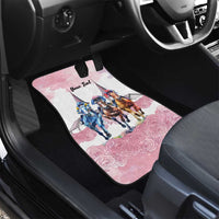 Kentucky Horse Racing Personalized Car Mats Churchill Downs Roses Pastel Pink
