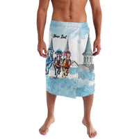 Kentucky Horse Racing Personalized Lavalava Churchill Downs Roses Pastel Blue