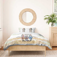 Kentucky Horse Racing Personalized Bedding Set Churchill Downs Roses Pastel Yellow