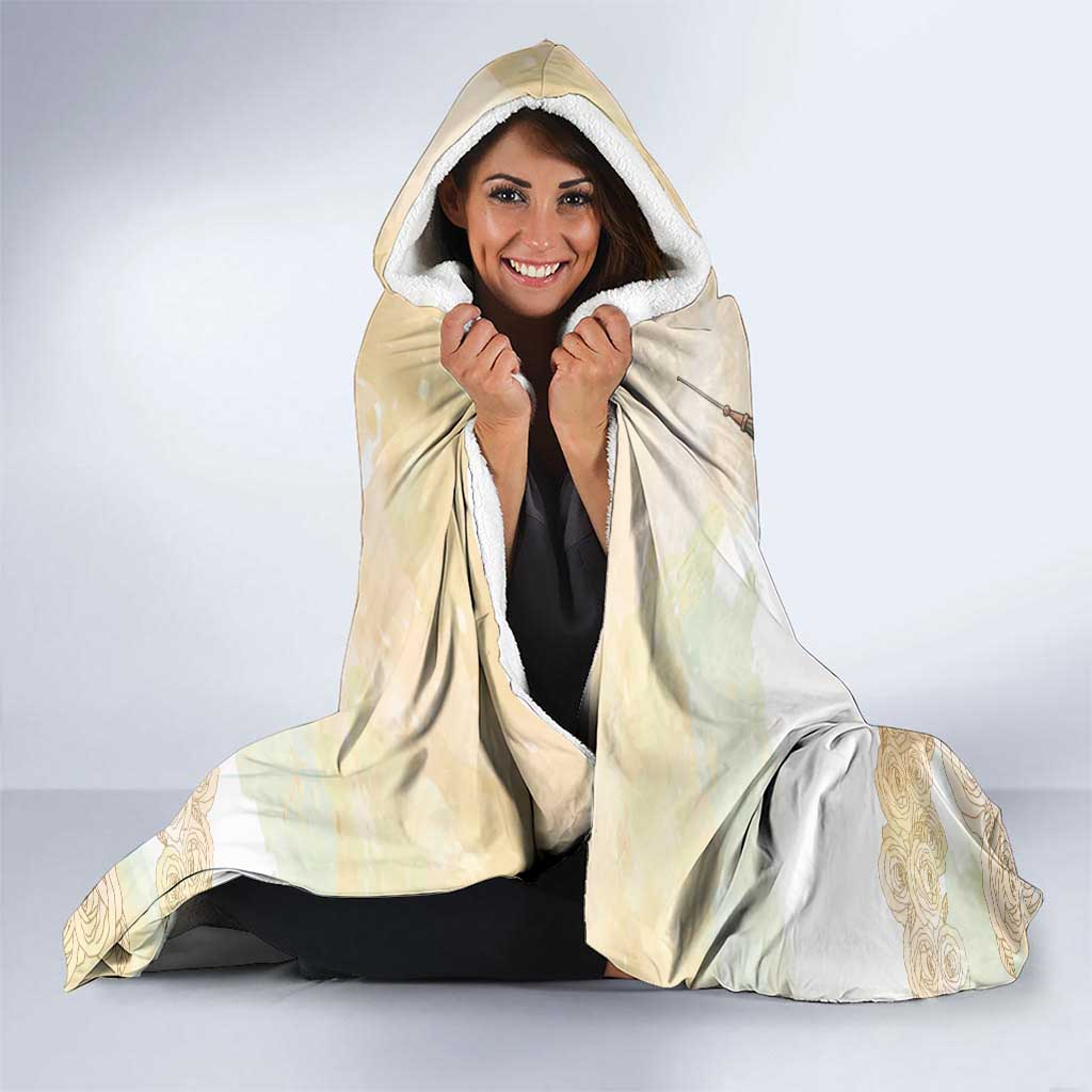 Kentucky Horse Racing Personalized Hooded Blanket Churchill Downs Roses Pastel Yellow