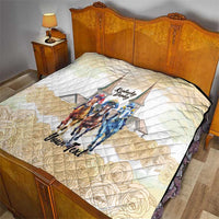 Kentucky Horse Racing Personalized Quilt Churchill Downs Roses Pastel Yellow