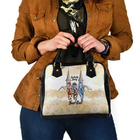 Kentucky Horse Racing Personalized Shoulder Handbag Churchill Downs Roses Pastel Yellow