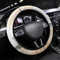 Kentucky Horse Racing Steering Wheel Cover Churchill Downs Roses Pastel Yellow
