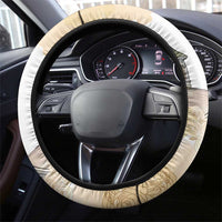 Kentucky Horse Racing Steering Wheel Cover Churchill Downs Roses Pastel Yellow
