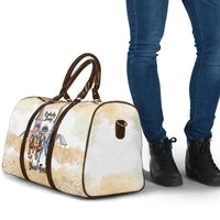 Kentucky Horse Racing Personalized Travel Bag Churchill Downs Roses Pastel Yellow