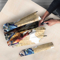 Kentucky Horse Racing Personalized Umbrella Churchill Downs Roses Pastel Yellow