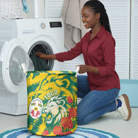 Togo Independence Day Laundry Basket Lion and Rose Proud To Be Togolese