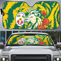 Togo Independence Day Auto Sun Shade Lion and Rose Proud To Be Togolese