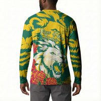 Togo Independence Day Button Sweatshirt Lion and Rose Proud To Be Togolese