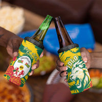 Togo Independence Day 4 in 1 Can Cooler Tumbler Lion and Rose Proud To Be Togolese