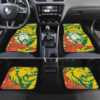 Togo Independence Day Car Mats Lion and Rose Proud To Be Togolese