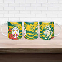 Togo Independence Day Ceramic Mug Lion and Rose Proud To Be Togolese