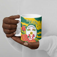 Togo Independence Day Ceramic Mug Lion and Rose Proud To Be Togolese