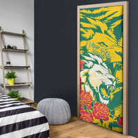 Togo Independence Day Door Cover Lion and Rose Proud To Be Togolese