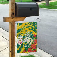 Togo Independence Day Garden Flag Lion and Rose Proud To Be Togolese