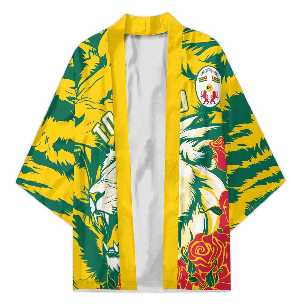 Togo Independence Day Kimono Lion and Rose Proud To Be Togolese