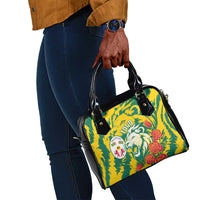 Togo Independence Day Shoulder Handbag Lion and Rose Proud To Be Togolese