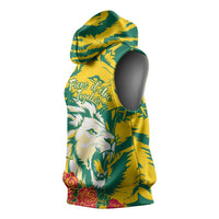 Togo Independence Day Sleeveless Hoodie Lion and Rose Proud To Be Togolese