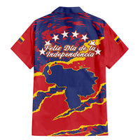 Venezuela Independence Day Family Matching Mermaid Dress and Hawaiian Shirt Feliz Dia de la Independencia Grunge Style - Wonder Print Shop