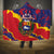 Venezuela Independence Day Hooded Blanket Feliz Dia de la Independencia Grunge Style