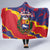 Venezuela Independence Day Hooded Blanket Feliz Dia de la Independencia Grunge Style