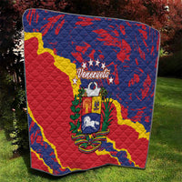 Venezuela Independence Day Quilt Feliz Dia de la Independencia Grunge Style - Wonder Print Shop
