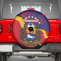 Venezuela Independence Day Spare Tire Cover Feliz Dia de la Independencia Grunge Style - Wonder Print Shop