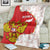 Russia Independence Day Blanket Coat Of Arms With Map