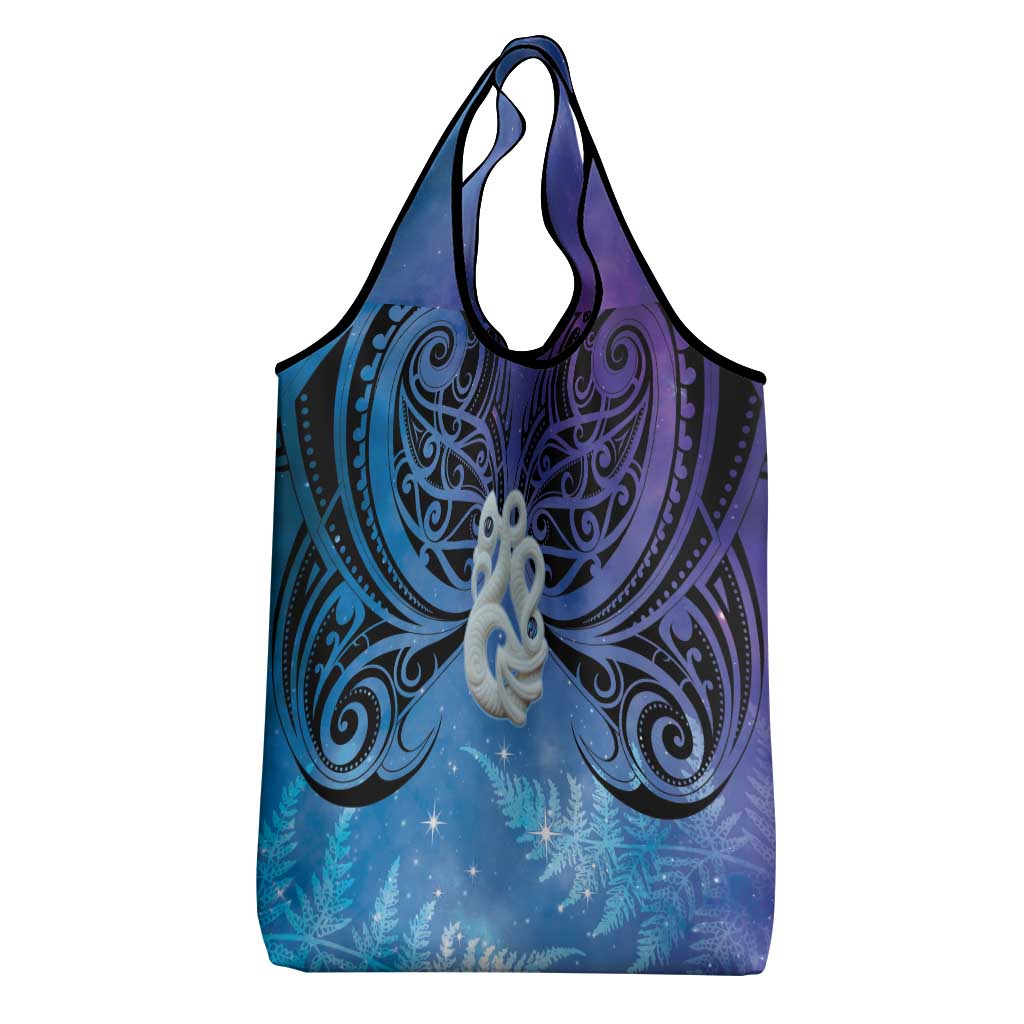 New Zealand Matariki Grocery Bag Aotearoa Maori New Year Manaia Galaxy Vibes