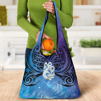 New Zealand Matariki Grocery Bag Aotearoa Maori New Year Manaia Galaxy Vibes